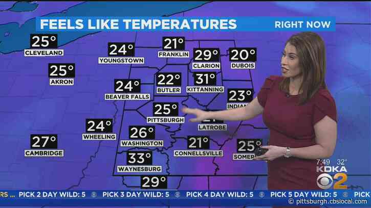 Pittsburgh Weather: Freezing Temperatures, Wet Roadways Could Lead To Slick Conditions