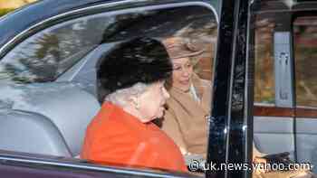 Queen back in public eye at church after missing WI meeting due to cold