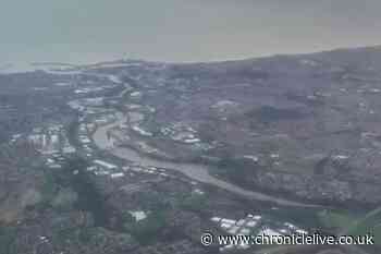 See Sunderland from the air - from the River Wear to the Stadium of Light