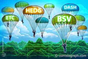 Top 5 Cryptos This Week (Jan 26): HEDG, DASH, BSV, ETC, XTZ