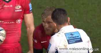 The bizarre moment a referee fired Saracens' captain Jackson Wray and selected his replacement
