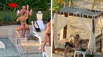 Joe Giudice Parties with a Flock of Hot Babes in Mexico, Teresa Who?