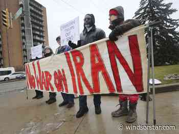 Protesters speak out against war