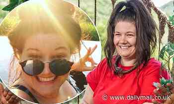 Tanya Hennessy celebrates eating after being voted out of I'm A Celebrity… Get Me Out Of Here!