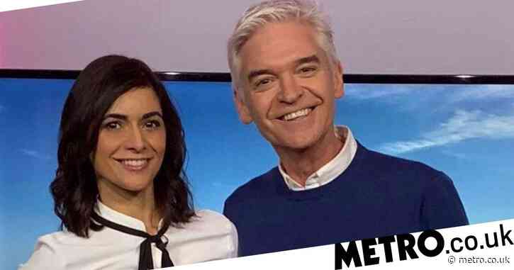Phillip Schofield poses with new co-star Lucy Verasamy as Holly Willoughby lands primetime BBC slot