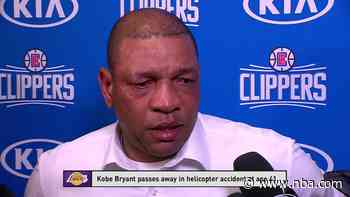 Doc Rivers Reacts to Kobe Bryant's Passing