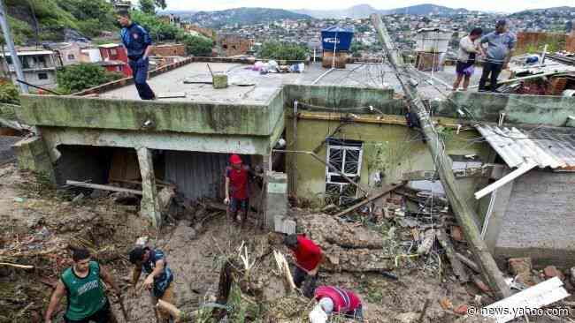 At least 38 dead after record-breaking rainfall triggers landslides in Brazil