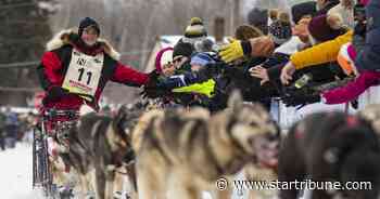 Dogs unleash pent-up energy at start of John Beargrease race