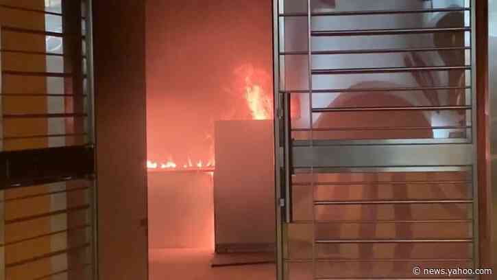 Hong Kong protesters torch planned coronavirus quarantine building