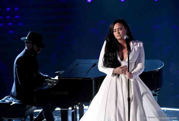Demi Lovato tears up after false start on ballad ‘Anyone’ at 2020 Grammy Awards