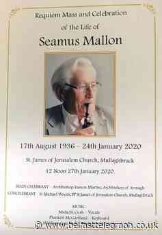 Seamus Mallon's funeral: Final farewell to colossus of Irish politics as mourners gather in Armagh