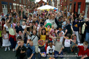 A right royal knees up on Meredith Street in Great Lever, Bolton to celebrate the Golden Jubilee in 2002