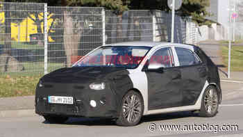 2021 Kia Rio spied with heavy camo, wearing a mid-cycle refresh