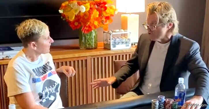 Portia de Rossi Gives Ellen DeGeneres a Pro Poker Coaching Session as Birthday Gift