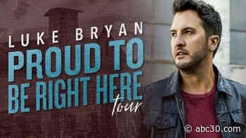 Luke Bryan to perform at the Save Mart Center in October
