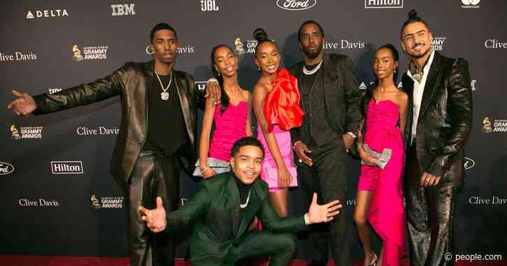 Grammys Gang! Sean 'Diddy' Combs Brings All Six of His Kids to 2020 Pre-Show Gala