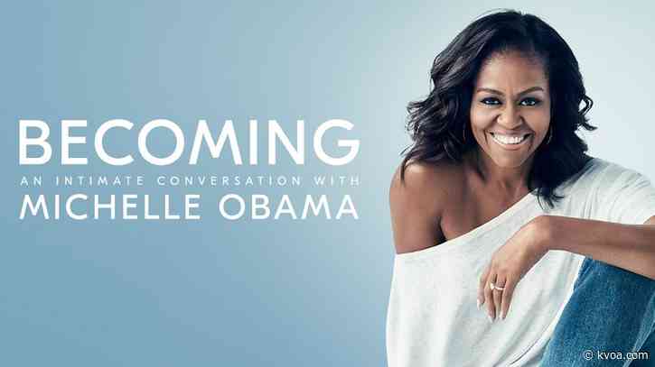 Michelle Obama wins first Grammy for audio recording of memoir