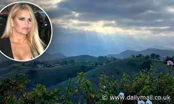 Jessica Simpson shares picture taken from her backyard just moments after Kobe Bryant's fatal crash