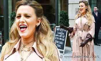 Blake Lively is dressed to the nines as she steps out in the Big Apple to promote her new movie