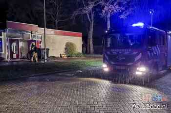 Brandweer rukt uit voor brand bij school 't Palet in Ede