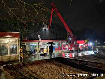 Brand bij voormalige school in Ede