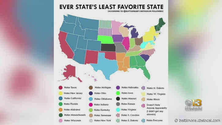 Instagram Survey Finds Marylanders’ Least Favorite State Is Virginia