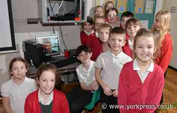 Haxby Road Academy children in live link to Windsor Castle