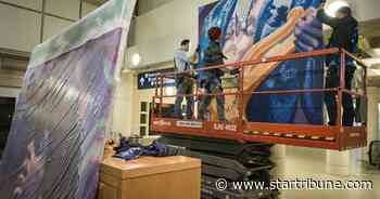 Local artist pays tribute to Prince with giant mural at MSP airport