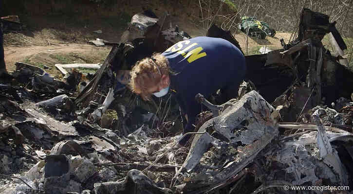 Drone video shows devastation of helicopter crash that killed Kobe Bryant, 8 others