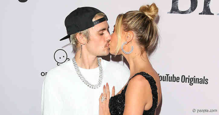 Justin Bieber and Hailey Baldwin Share a Kiss as They Make Their Married Red Carpet Debut