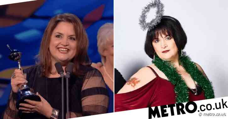 Gavin and Stacey’s Ruth Jones channels inner Nessa to confront Tom Jones as she accepts impact award at NTAs