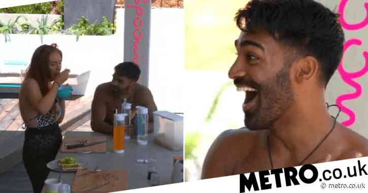 Love Island fans despair at Nas Majeed’s weird choice of breakfast: ‘Pardon?’