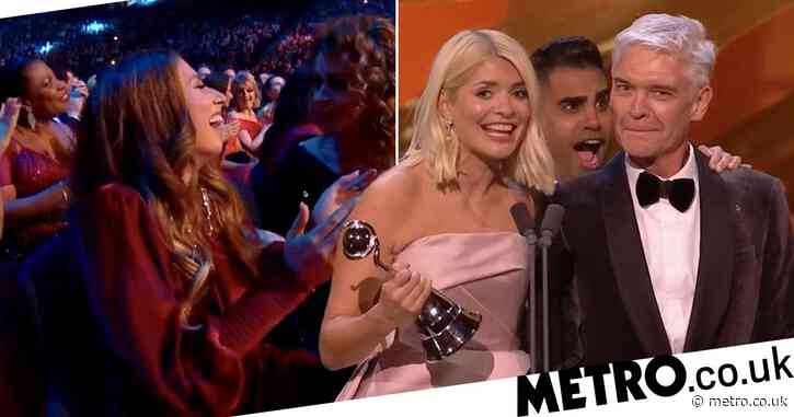 Nadia Sawalha looks livid as This Morning win at National Television Awards again over Loose Women
