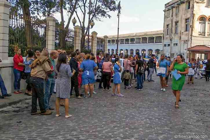 Tsunami threat issued after 7.7 magnitude earthquake strikes near Jamaica