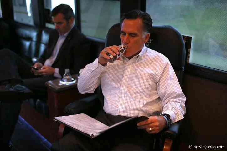 Mitt Romney rebels, drinks chocolate milk on Senate floor