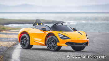 This McLaren 720S ride-on toy is a supercar for kids