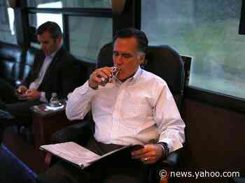 Mitt Romney violated Senate rules by drinking chocolate milk out of a bottle during the impeachment trial