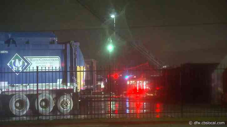 Explosions, Fire Lead To Damaged Garbage Trucks In Haltom City
