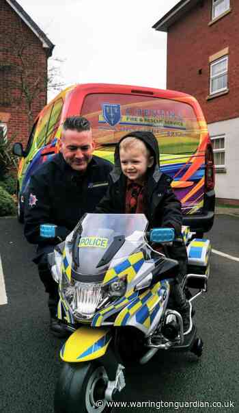 Firefighters pull together after youngster has beloved bike stolen weeks after Christmas