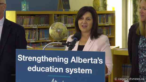 Education minister to outline details of new Alberta curriculum