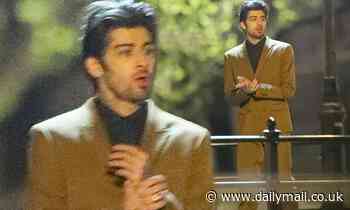 Zayn Malik gets back to work as he films music video for Aladdin - Daily Mail