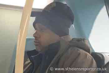 St Helens police want to speak to this man in connection with 'very inappropriate' behaviour towards females on a bus - St Helens Reporter