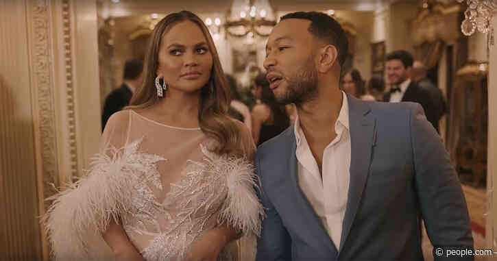 Chrissy Teigen and John Legend Shout Out His Sexiest Man Alive Title in Genesis' Super Bowl Ad