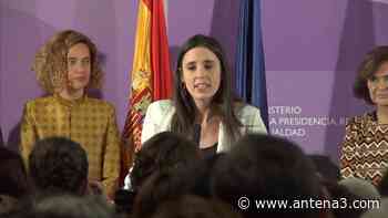 Irene Montero excluye a los hombres en el Ministerio de Igualdad - Antena 3 Noticias
