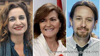 Los pesos pesados del Gobierno de Sánchez: de Montero como portavoz a Iglesias, fuera de la Moncloa - El Independiente