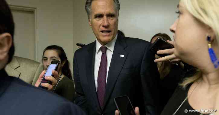 Mitt Romney may upend a quick acquittal of President Trump