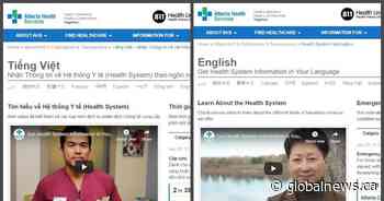 Alberta Health Services offers information in 8 additional languages