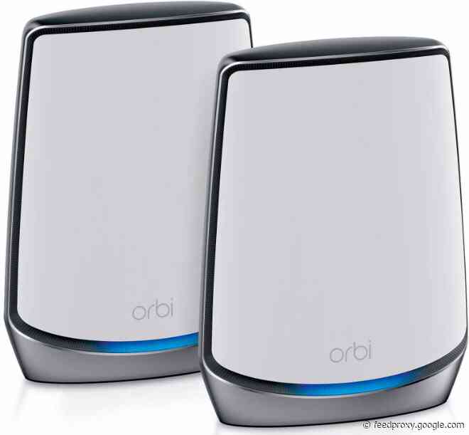 Fastest mesh router: Netgear Orbi 6