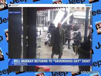 Bill Murray poised to repeat ‘Groundhog Day’ for Jeep Super Bowl ad