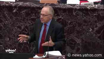 Trump lawyer Dershowitz: 'If a president does something which he believes will help him get elected in the public interest' it can't result in impeachment